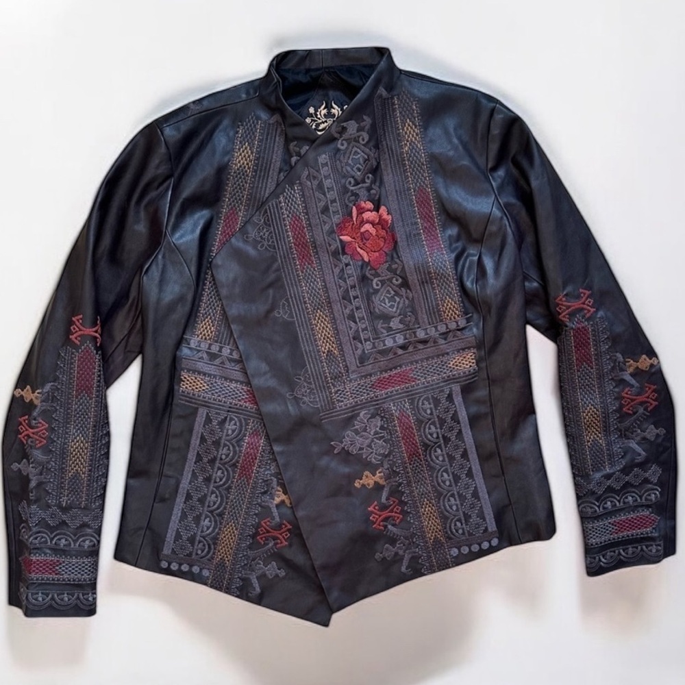 Johnny Was Biya Felina extremely heavily embroidered jacket NWT (oversized) RARE